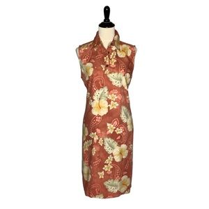 Caribbean Joe Tropical Floral Dress